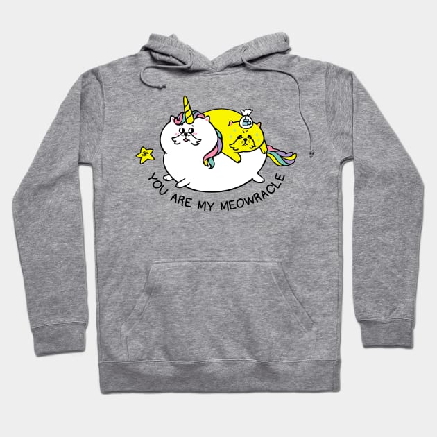 You are my meowracle Hoodie by huebucket